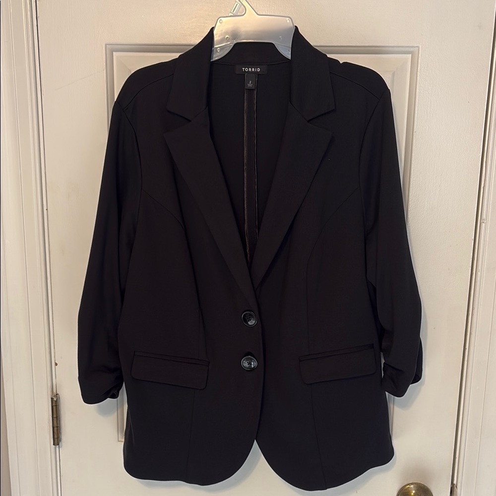 Torrid Classic Black Blazer Jacket
